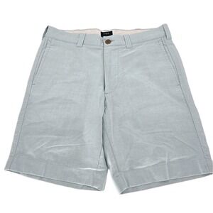 J Crew Sunwashed Oxford Shorts Mens 30 Baby Blue  Preppy Cotton Beach Vibes